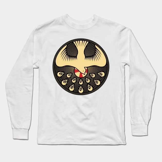 The image of a dove - a symbol of the Holy Spirit of God Long Sleeve T-Shirt by Reformer